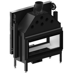 Каминная топка Hitze Duo ARD105x43.G (Black/Silver) Thumb