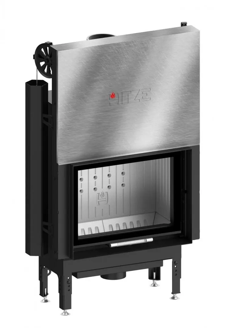 Каминная топка Hitze HST59X43.G (Black/Silver) - 2