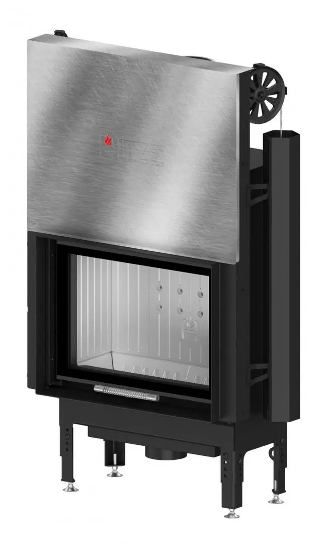 Каминная топка Hitze HST59X43.G (Black/Silver) - 3