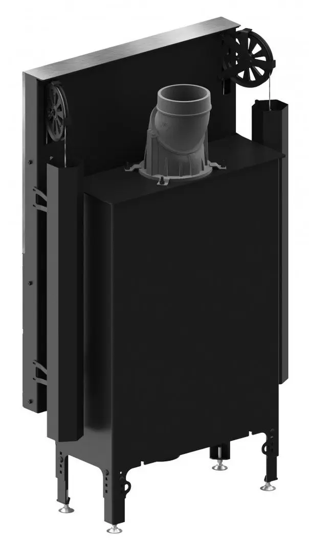 Каминная топка Hitze HST59X43.G (Black/Silver) - 5