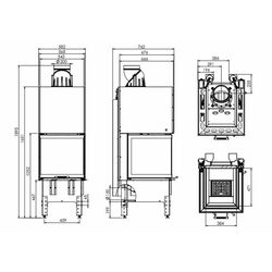 Semineu Hitze Trinity 54x54x53.G (Black/Grey) Thumb
