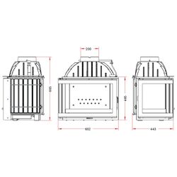 Semineu Invicta Left Glass Corner (Grey) Thumb