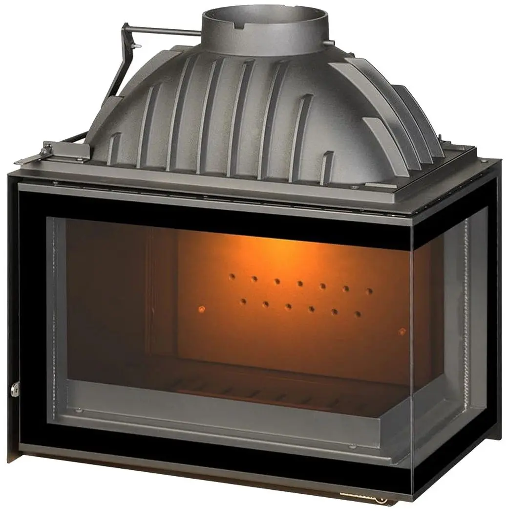 Каминная топка Invicta Right Glass Corner (Grey)