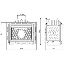Каминная топка Kawmet Eco W6 (Grey) Thumb
