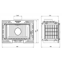 Каминная топка Kawmet Eco W9 (Grey) Thumb