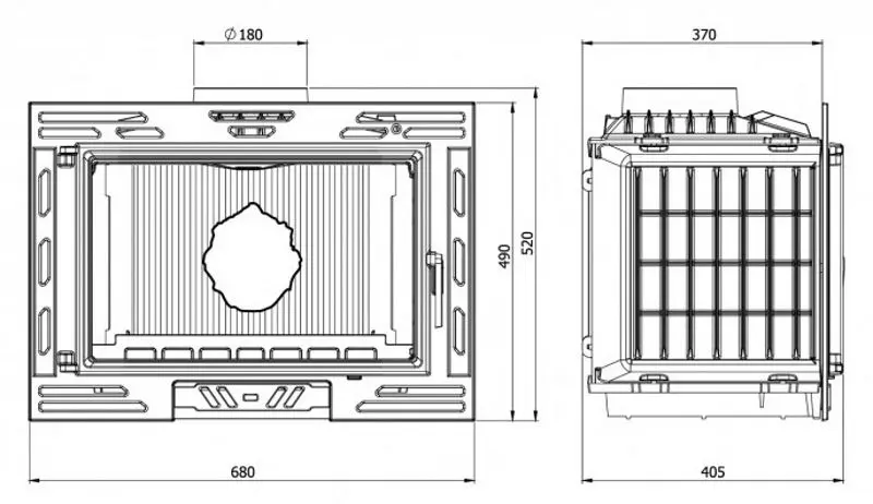Каминная топка Kawmet Eco W9 (Grey) - 5
