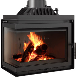 Soba-camin Kratki Simple Left (Black)