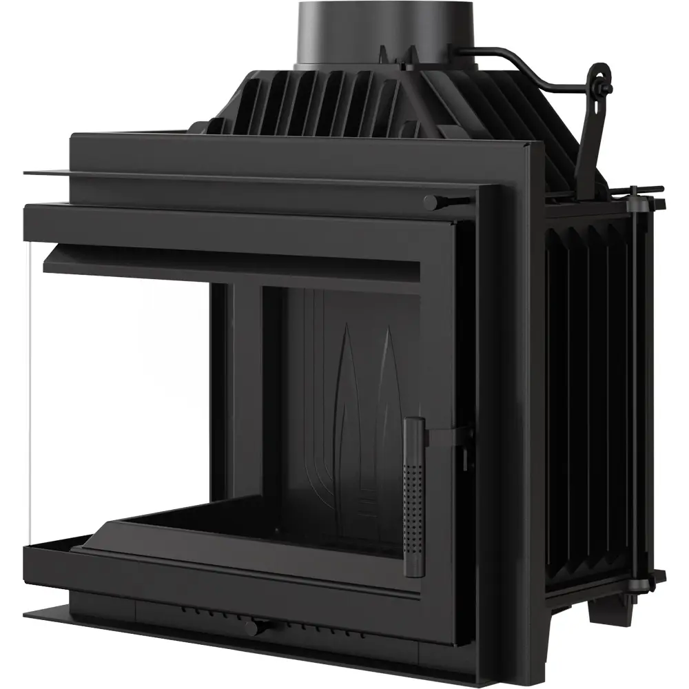 Soba-camin Kratki Simple Left (Black) - 4
