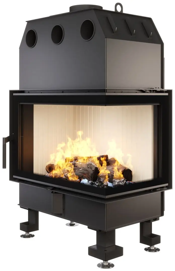 Каминная топка Saven Eco Energy 75х50х47 (Black) - 4