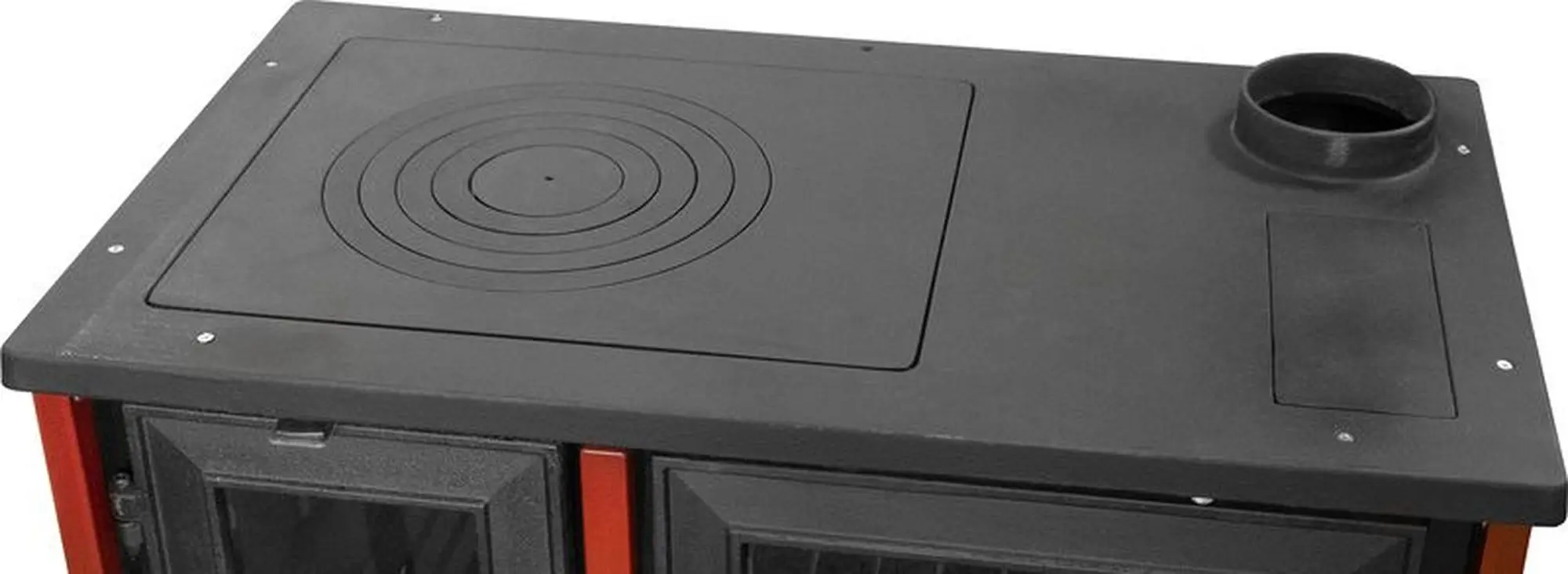 Soba-camin Strend Pro 801 Stela Right (Black/Burgundy)