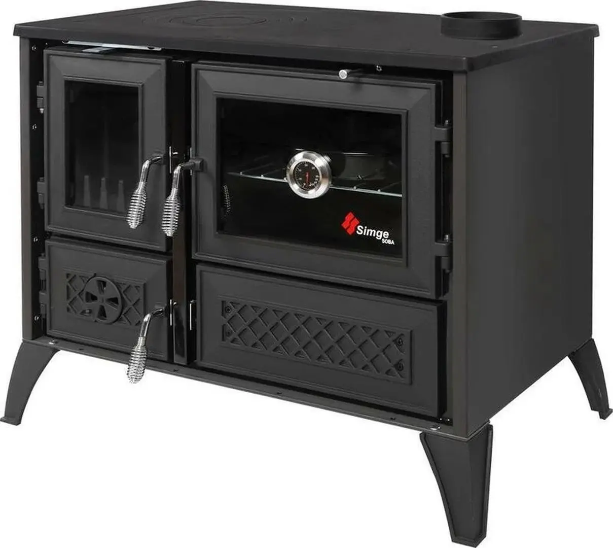 Soba-camin Strend Pro 801 Stela Right (Black)