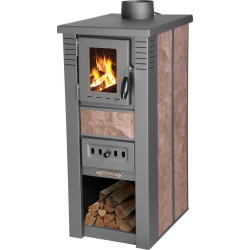Печь-камин Strend Pro Kachle Pro Lava Ceramic (Mocca/Grey) Thumb