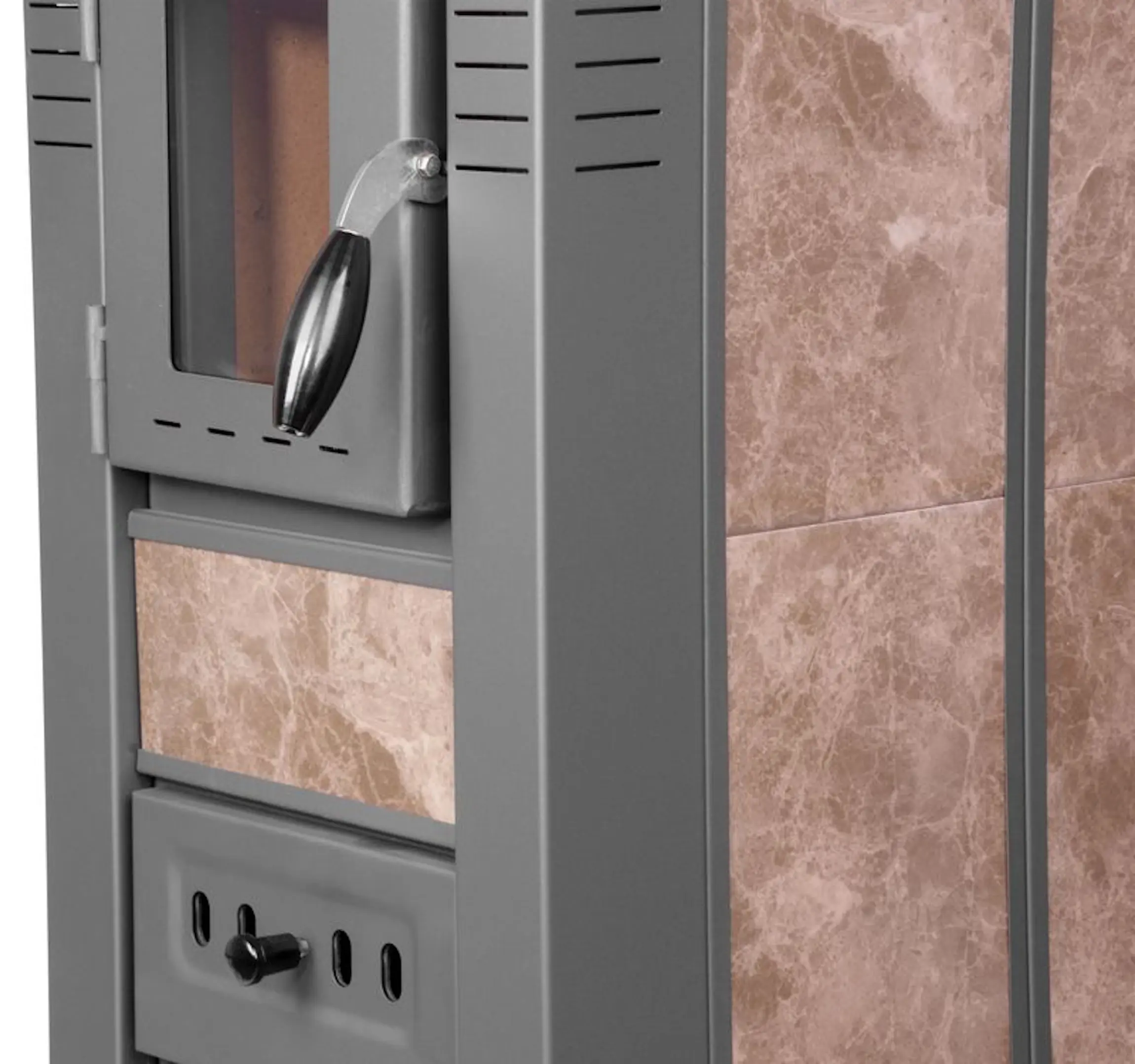 Печь-камин Strend Pro Kachle Pro Lava Ceramic (Mocca/Grey) - 5