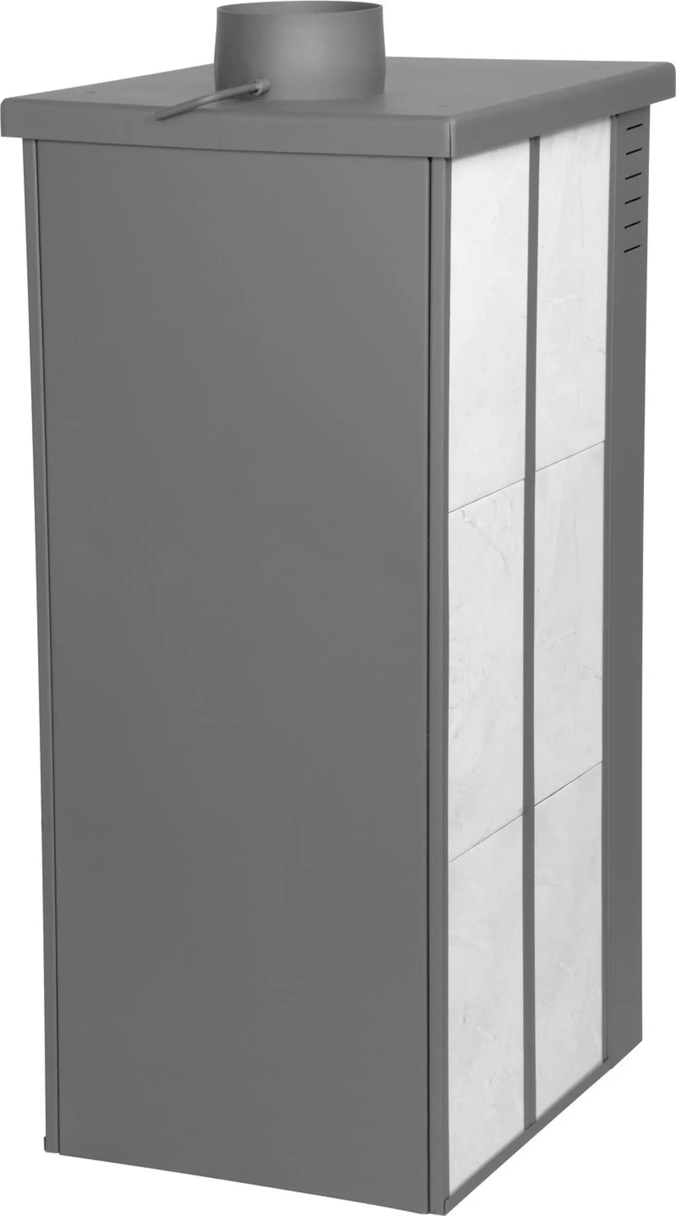 Soba-camin Strend Pro Kachle Pro Lava Ceramic (White/Grey) - 6