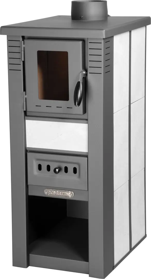 Soba-camin Strend Pro Kachle Pro Lava Ceramic (White/Grey)