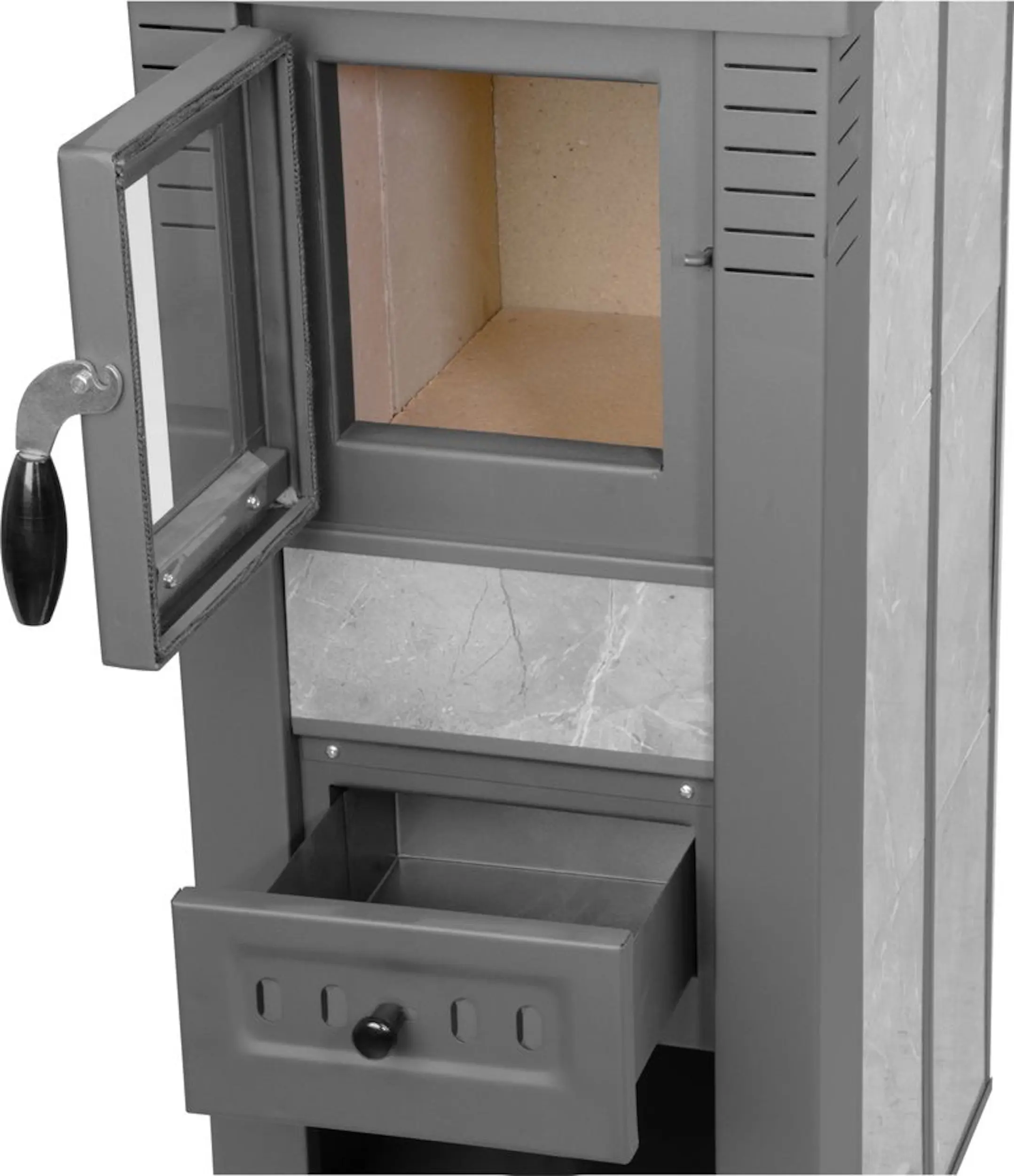 Soba-camin Strend Pro Lava Ceramic (Grey) - 4