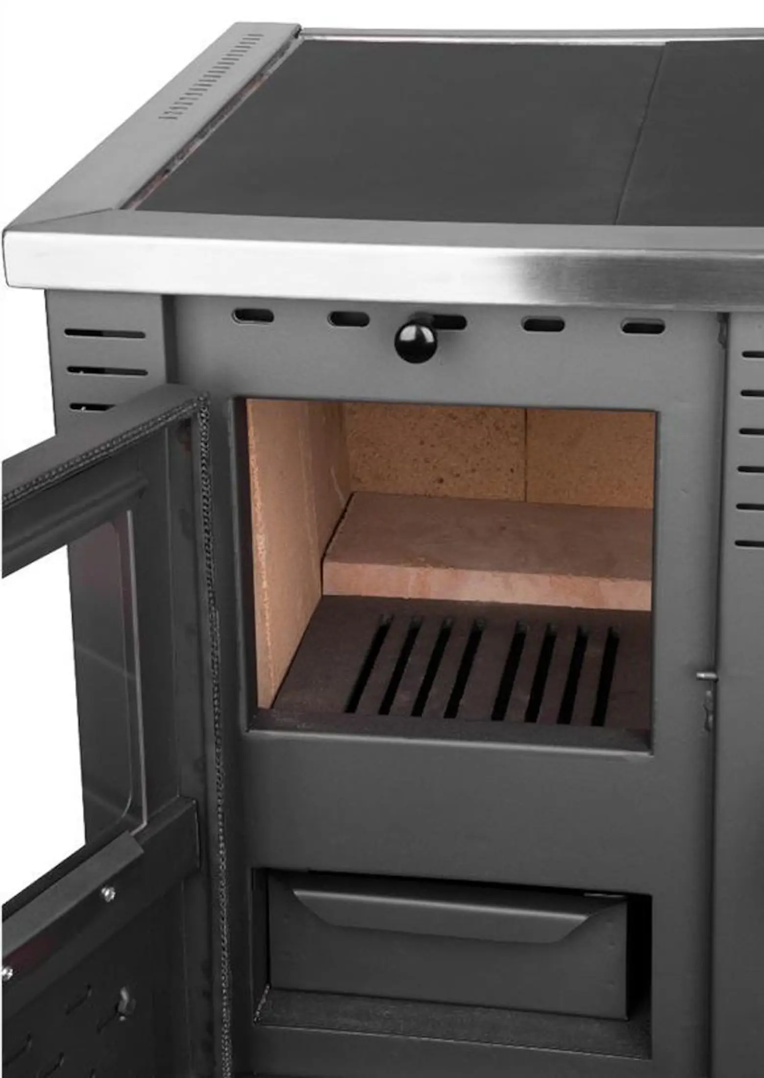Печь-камин Strend Pro Panonia Right (Grey) - 4