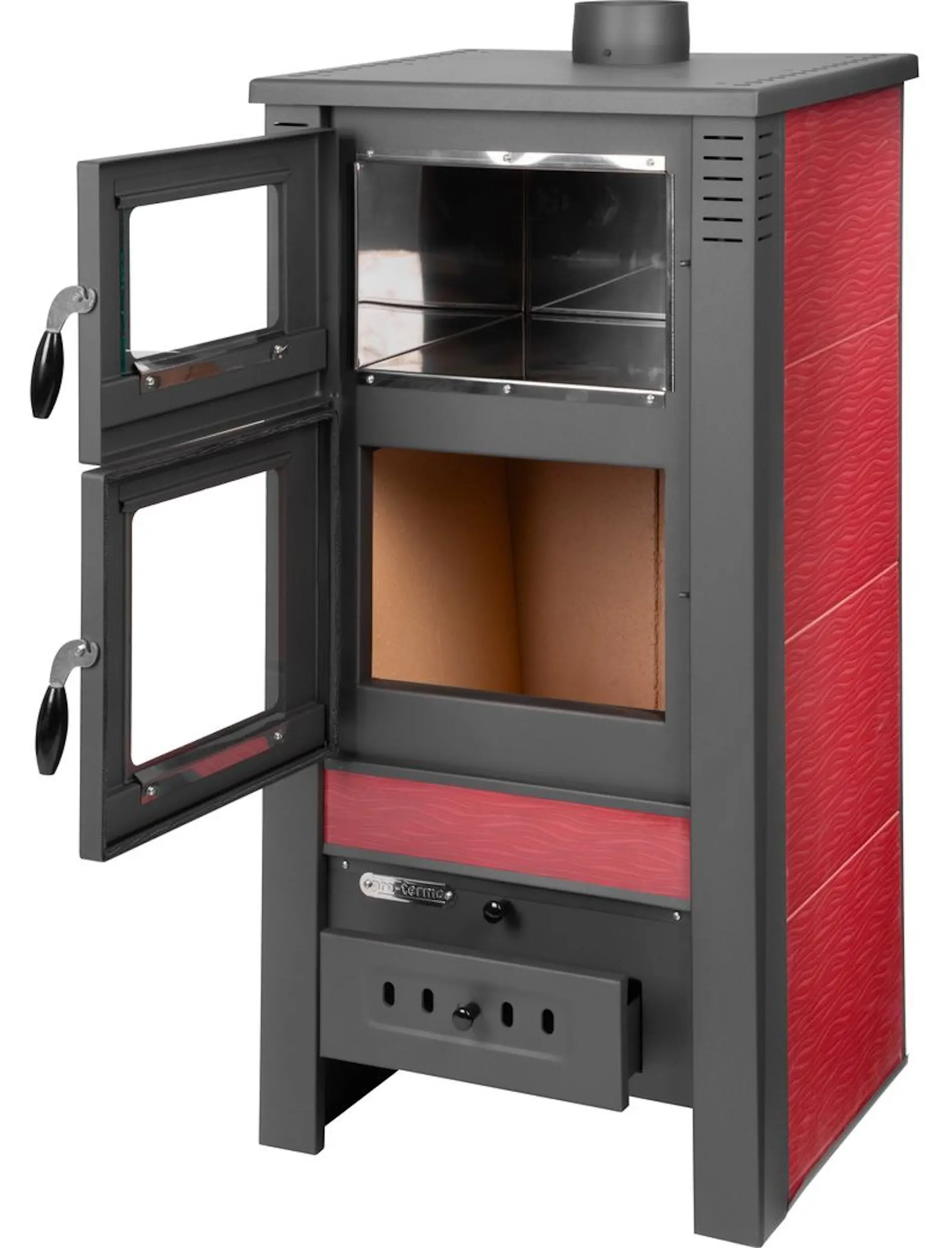 Печь-камин Strend Pro Taurus Ceramic (Red/Grey) - 3