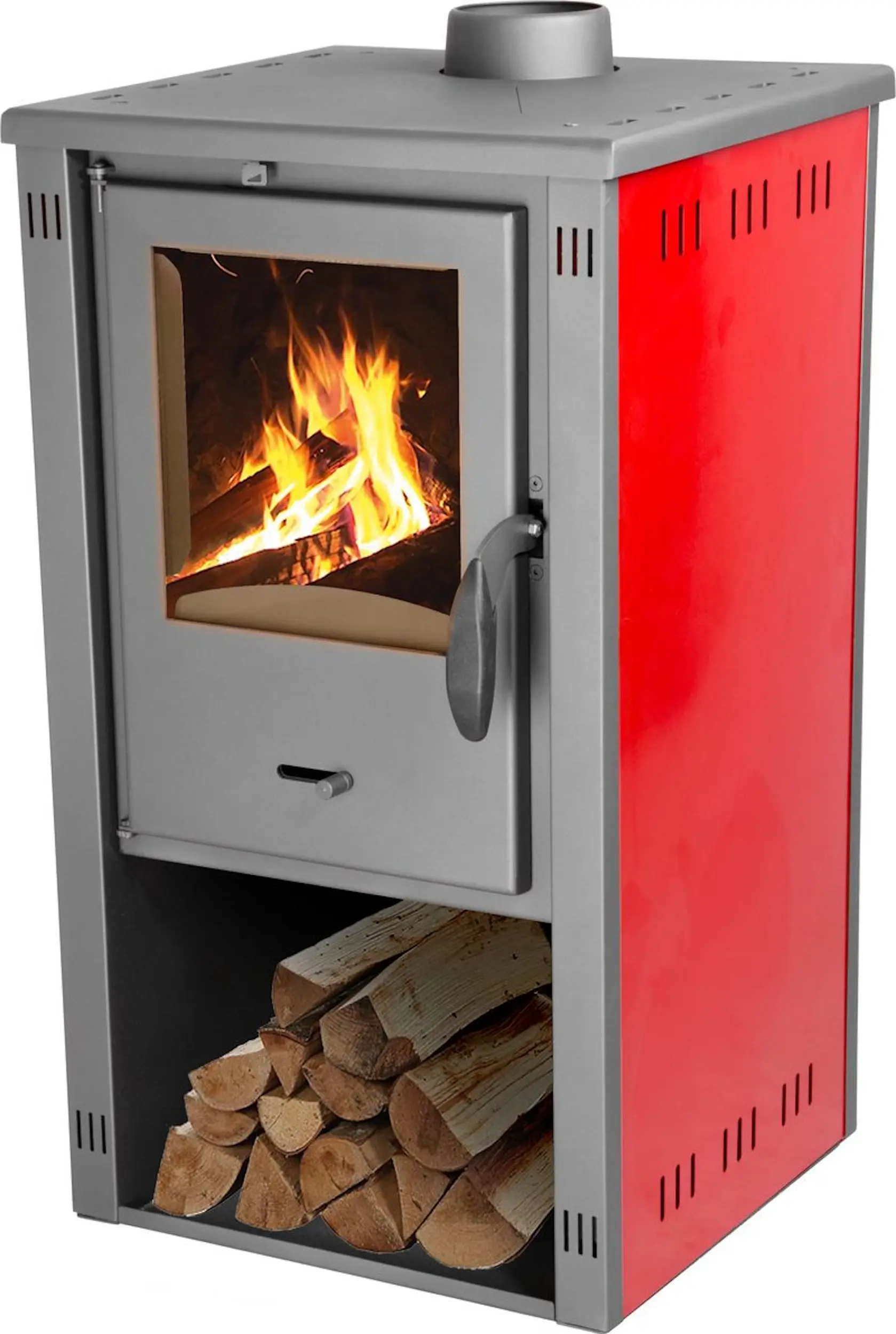 Печь-камин Strend Pro Thalia Pella S (Red/Grey) - 2