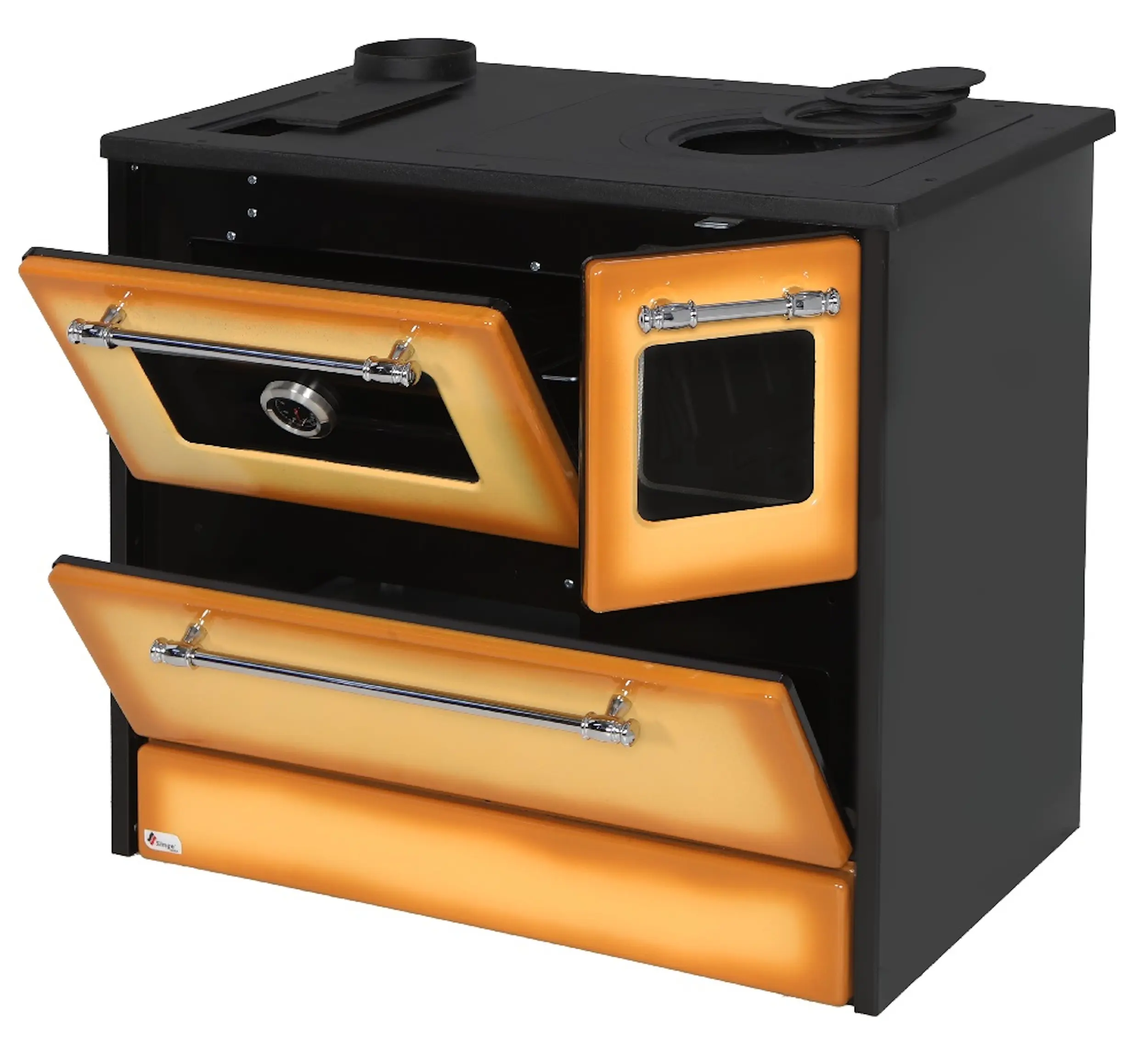 Печь Strend Pro 701-G Omega Kuzine Left (Cappuccino/Black) - 3