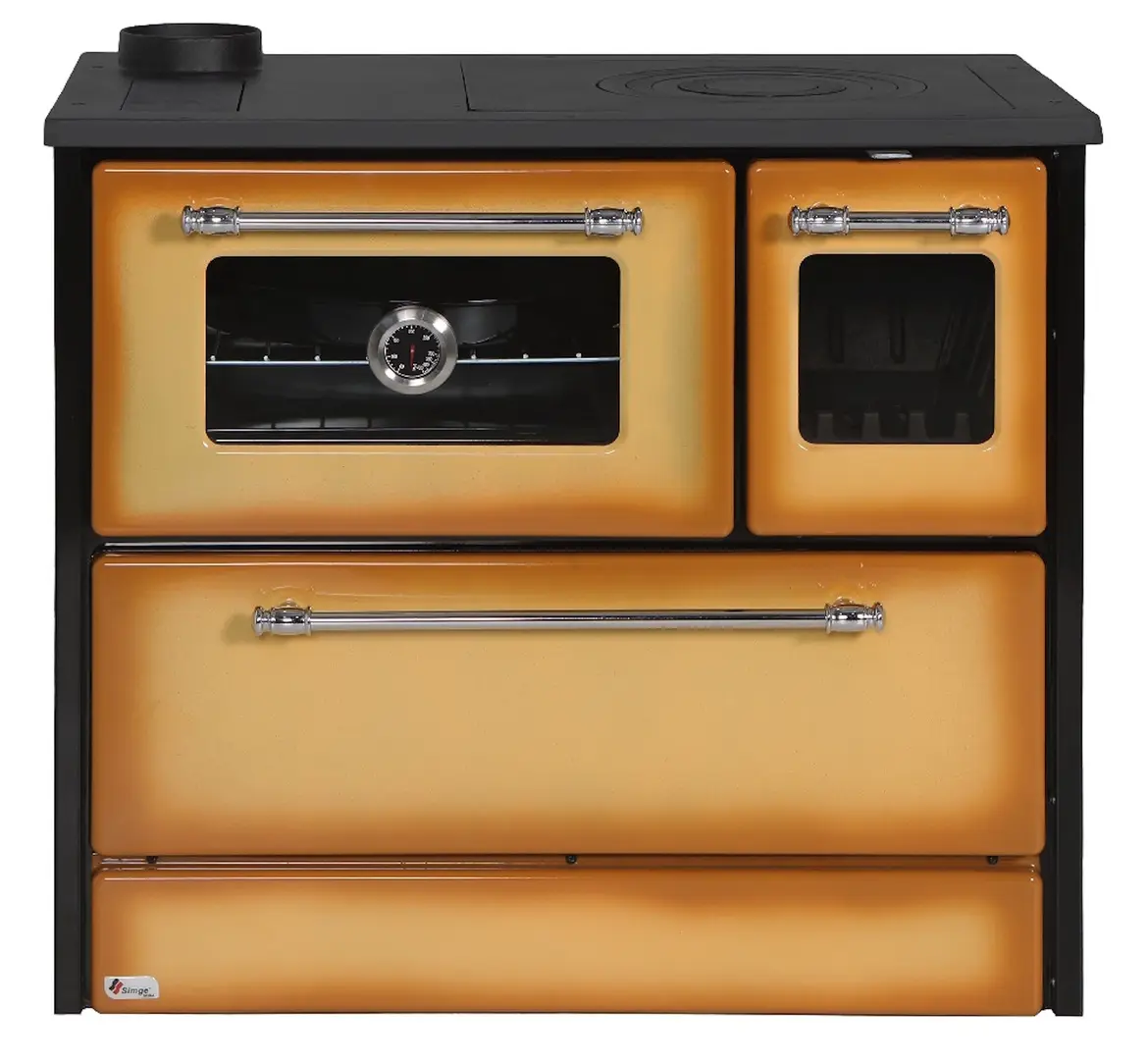 Печь Strend Pro 701-G Omega Kuzine Left (Cappuccino/Black)