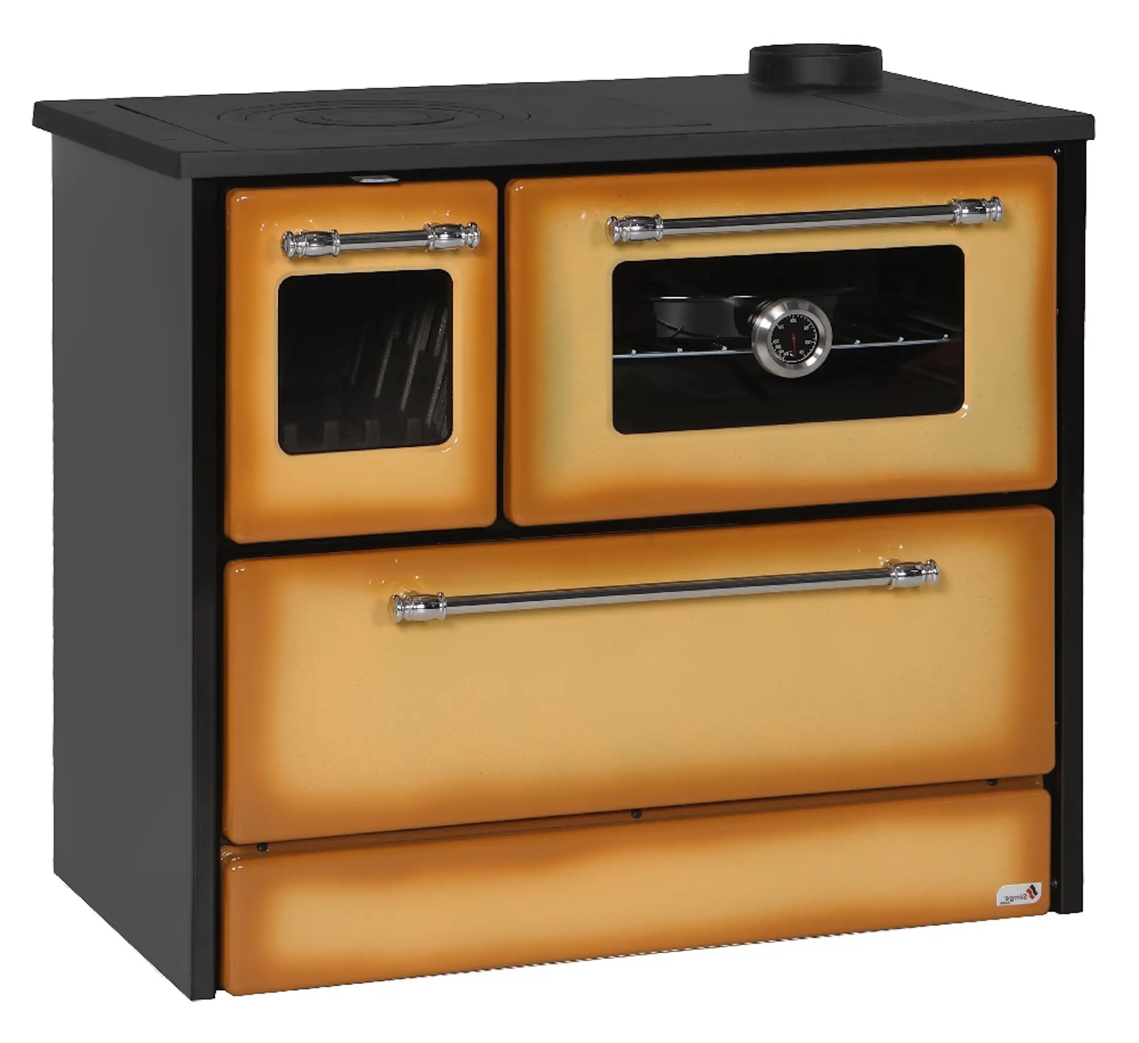 Печь Strend Pro 701-G Omega Kuzine Right (Cappuccino/Black) - 2