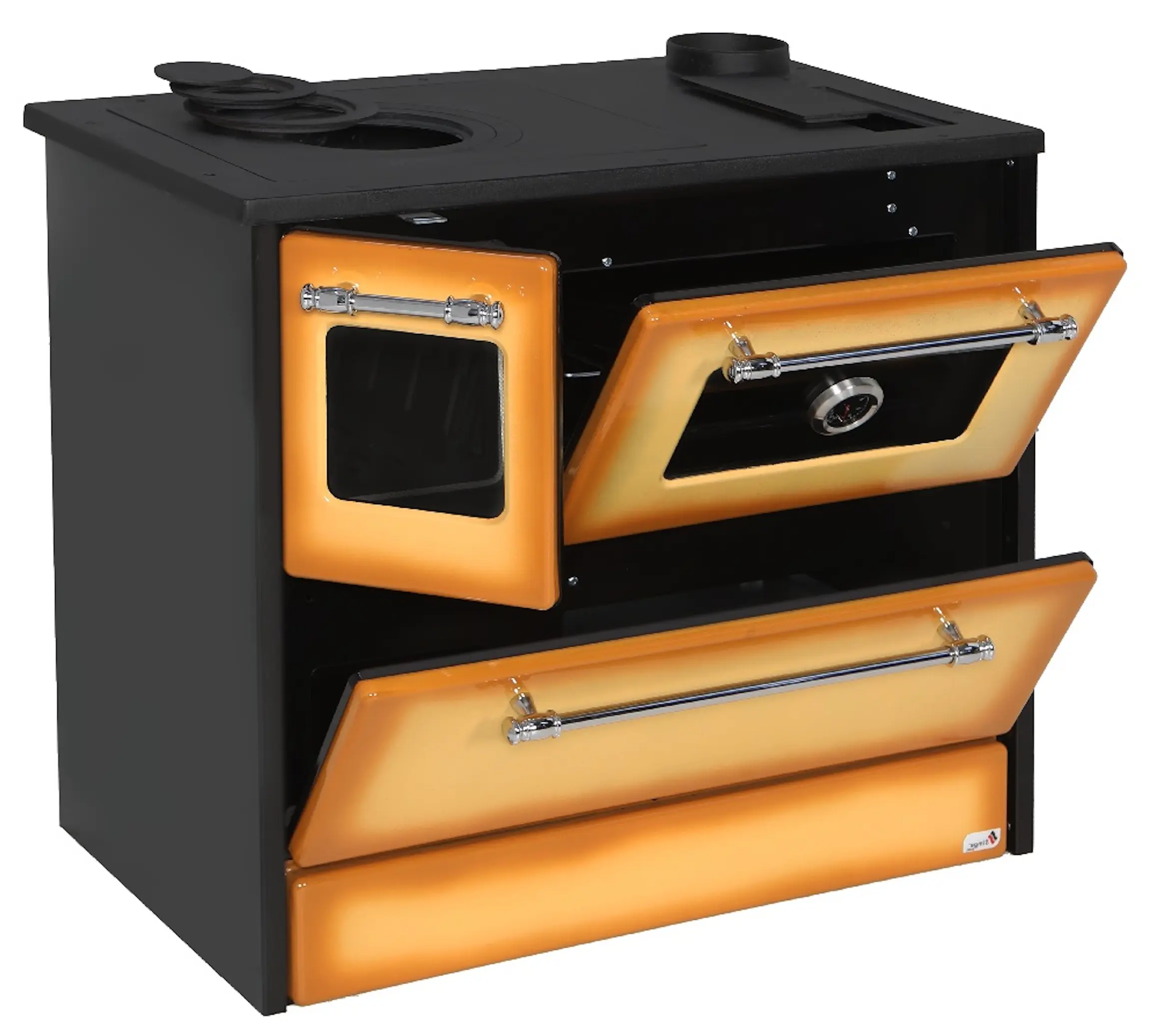 Печь Strend Pro 701-G Omega Kuzine Right (Cappuccino/Black) - 3