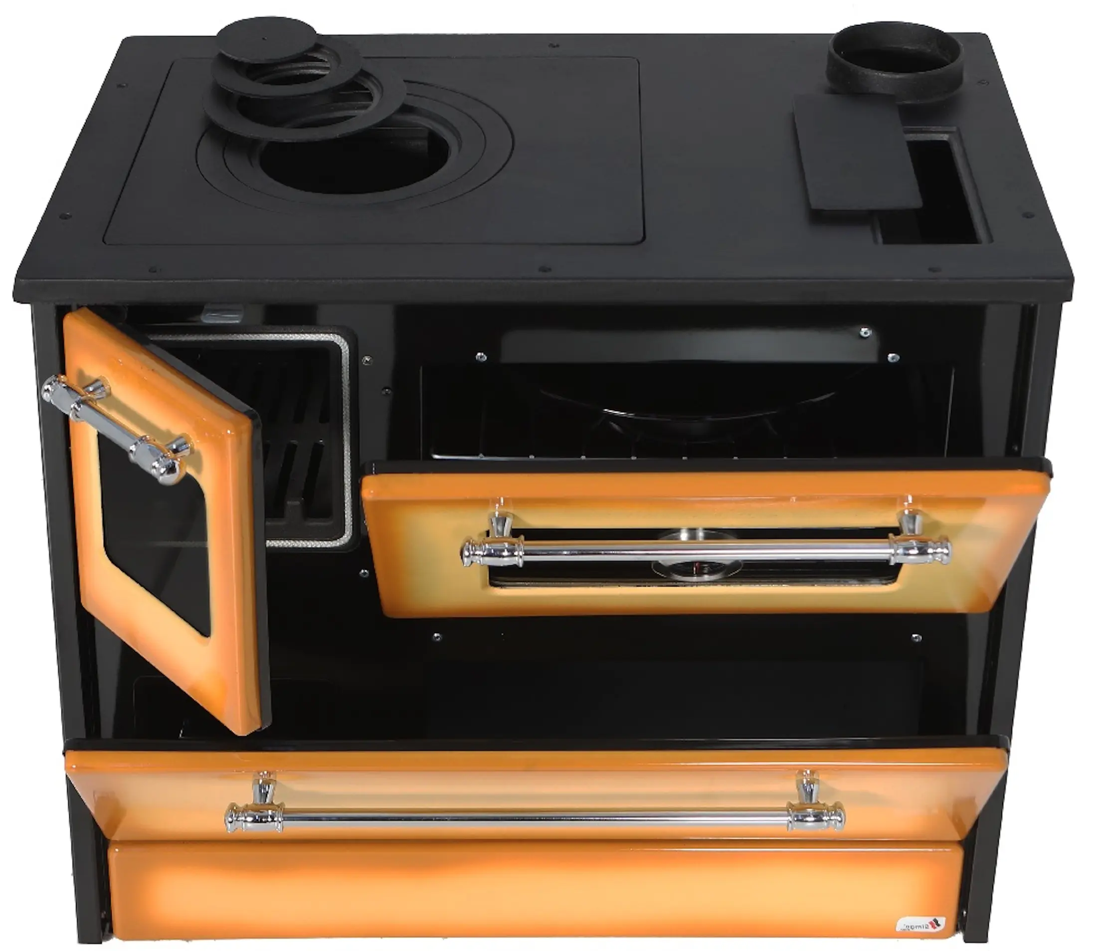 Печь Strend Pro 701-G Omega Kuzine Right (Cappuccino/Black) - 4