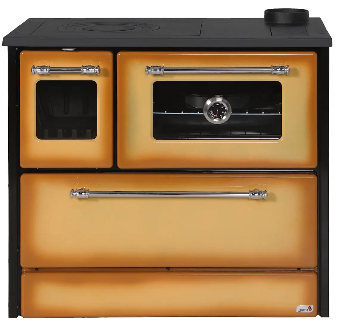 Печь Strend Pro 701-G Omega Kuzine Right (Cappuccino/Black)