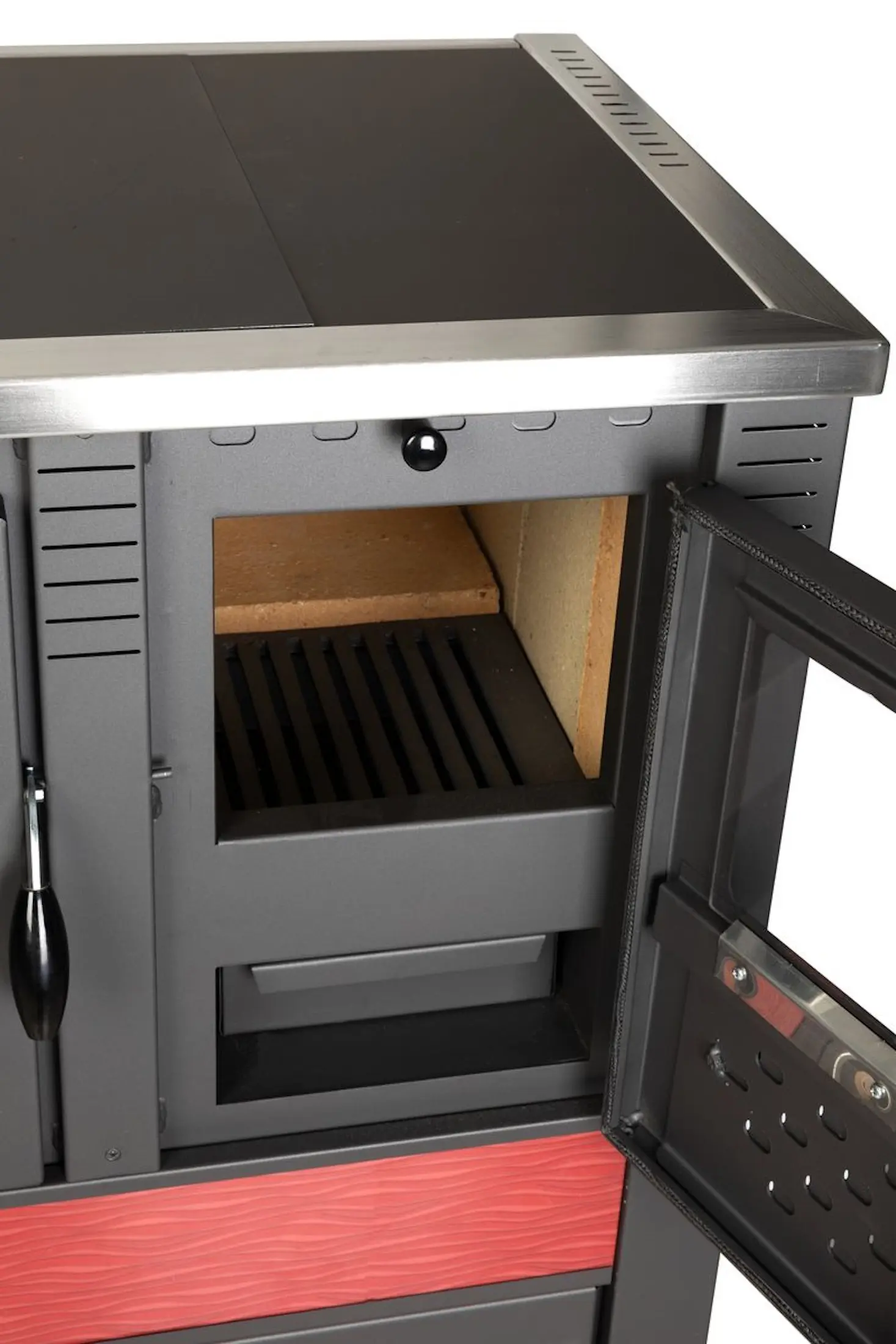 Печь Strend Pro Panonia Left (Red/Grey) - 3