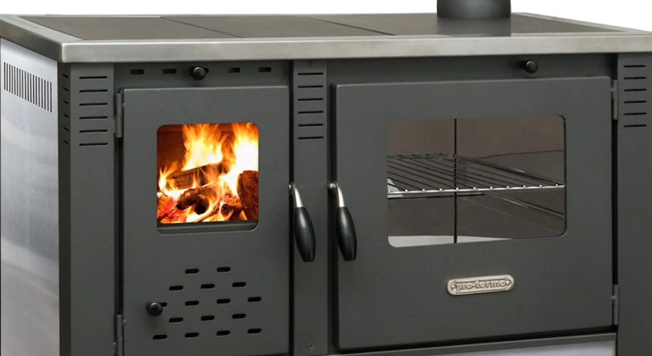 Печь Strend Pro Panonia Right (Inox/Black) - 3