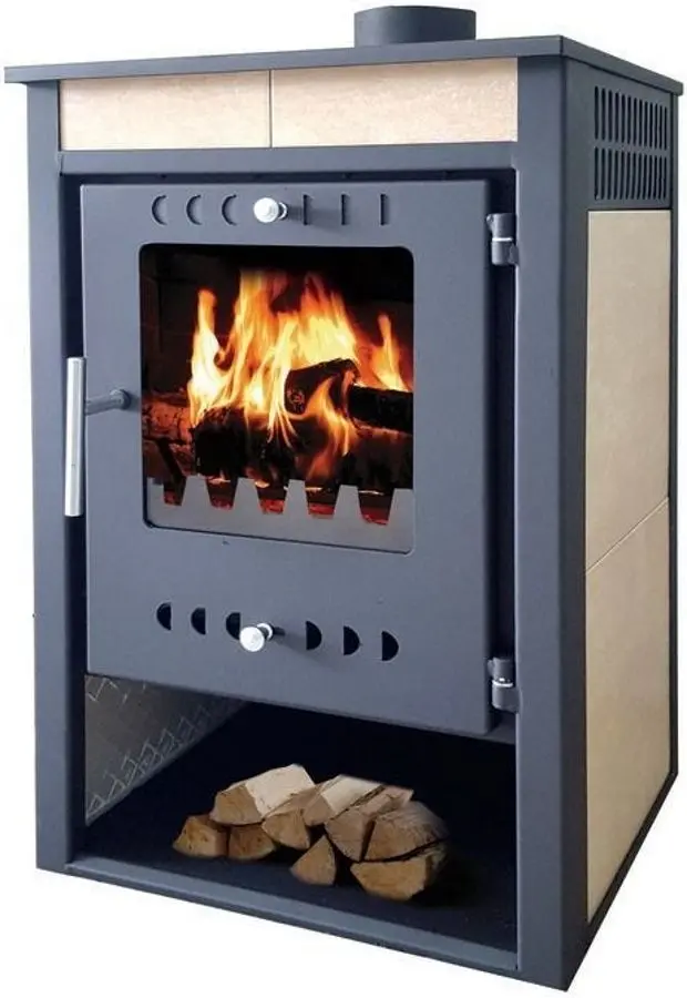 Печь-камин Zvezda 4 BC (Gray/Beige)