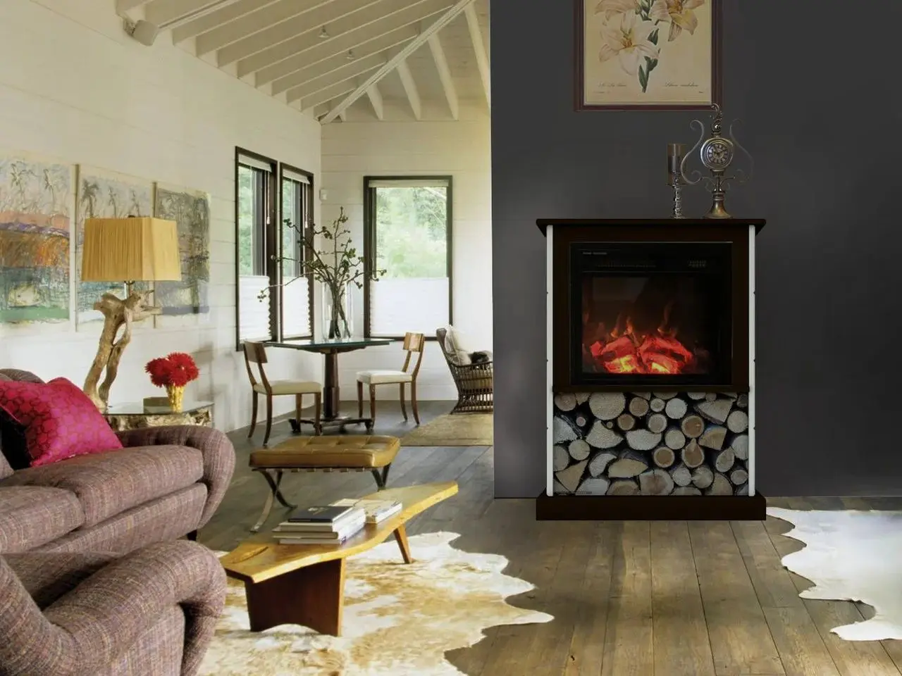 Semineu Andrea cu focar Deonis (Nut/White)