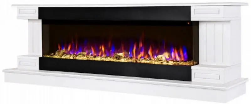 Semineu Arizona Mini cu focar Dalas (White)