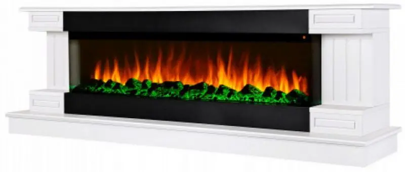 Semineu Arizona Mini cu focar Dalas (White)