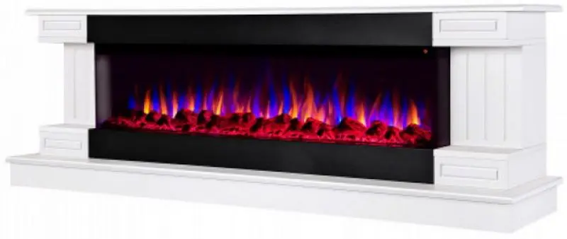 Semineu Arizona Mini cu focar Dalas (White)