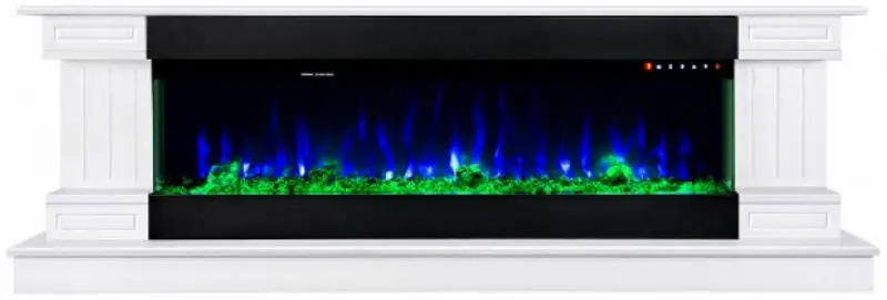 Semineu Arizona Mini cu focar Dalas (White)