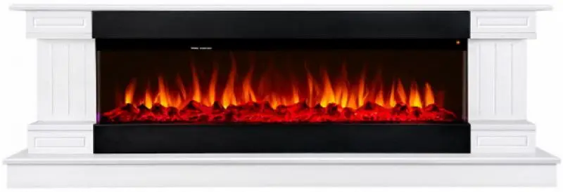 Semineu Arizona Mini cu focar Dalas (White)