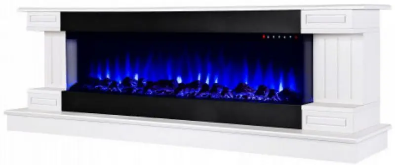 Semineu Arizona Mini cu focar Dalas (White)