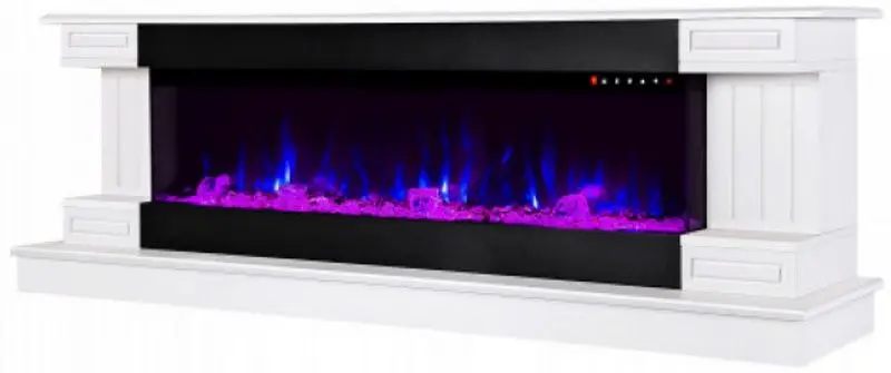 Semineu Arizona Mini cu focar Dalas (White)