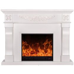 Semineu Art Flame Premium Torino Mini 324SS (White) Thumb