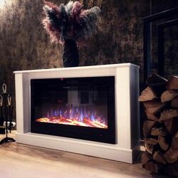 Каминокомплект Bernard Mini с очагом Adeli (White) Thumb