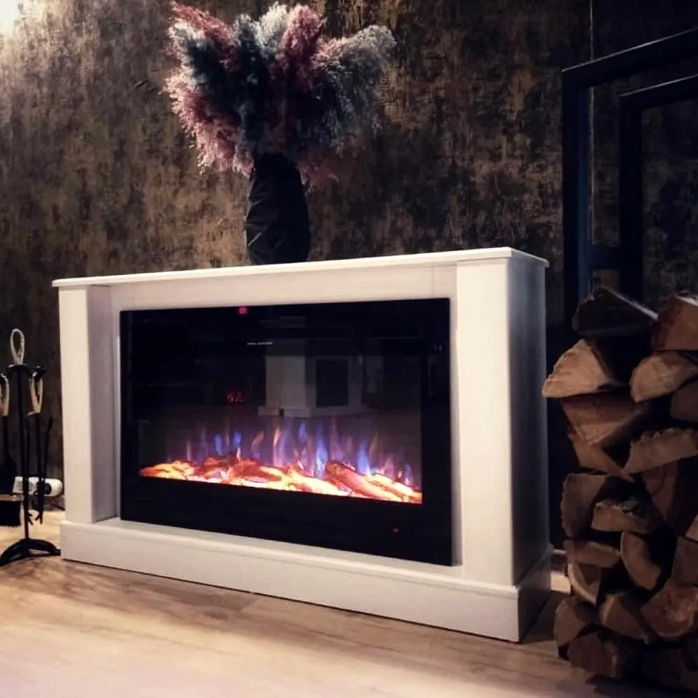 Каминокомплект Bernard Mini с очагом Adeli (White)