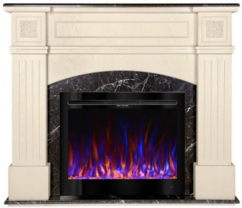 Semineu Josefina Maxi cu focar Colorado (Ivory)