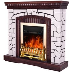 Semineu Natali cu focar Galileo Gold (Mahogany/White)