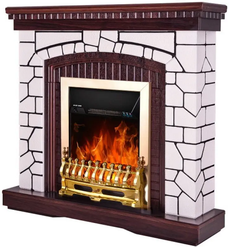 Semineu Natali cu focar Galileo Gold (Mahogany/White)