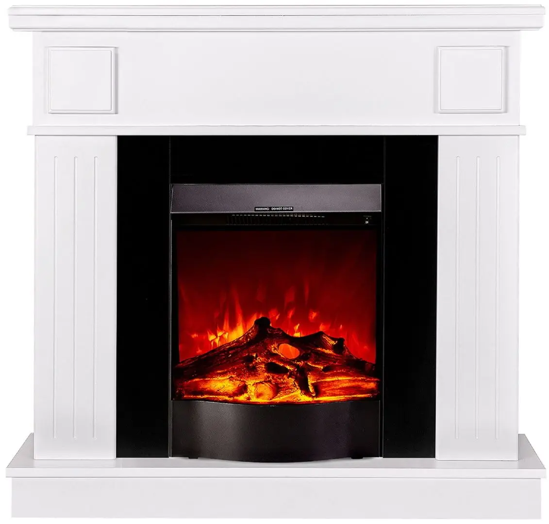 Semineu Art Flame Oscar cu focar Corsica (White)