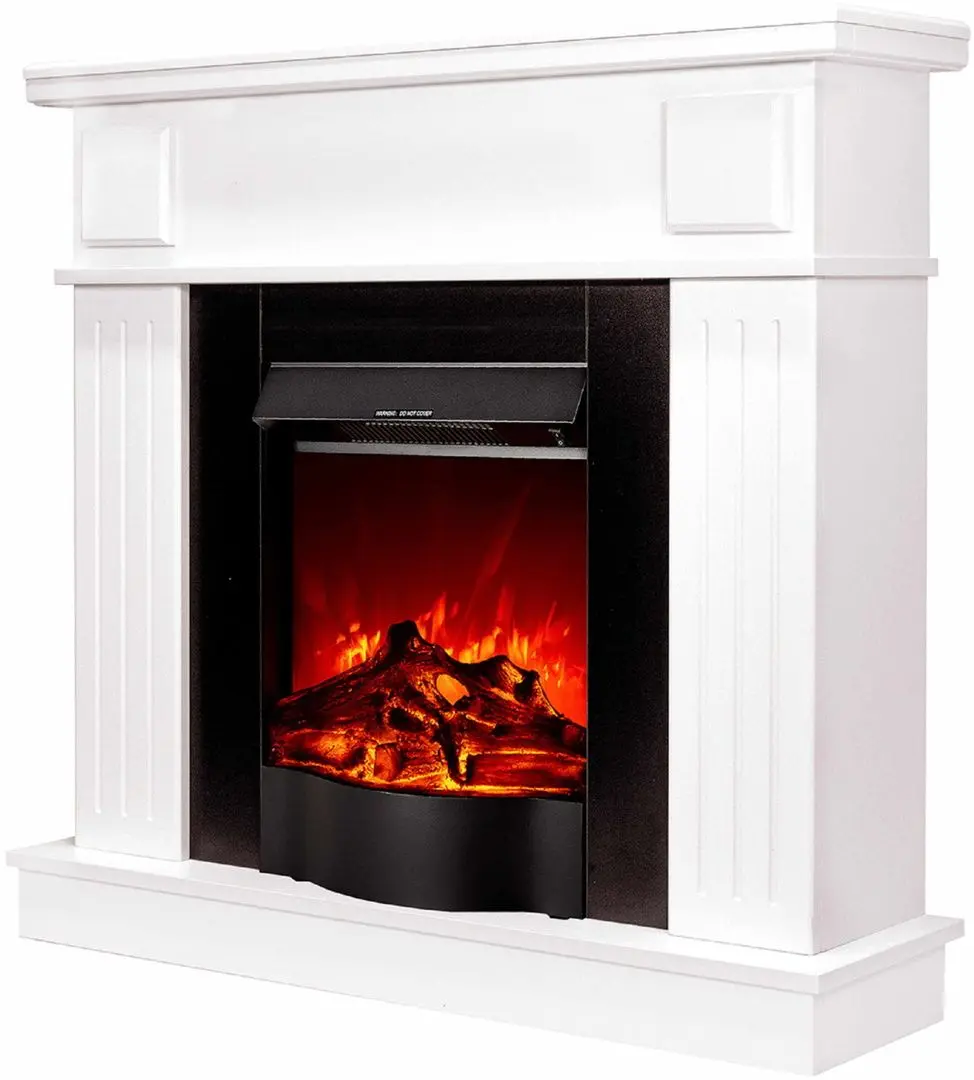 Semineu Art Flame Oscar cu focar Corsica (White)