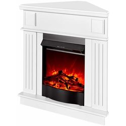 Semineu de colt Marina cu focar Corsica (White)