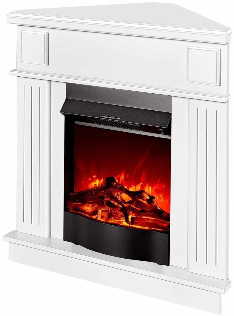 Semineu de colt Marina cu focar Corsica (White)